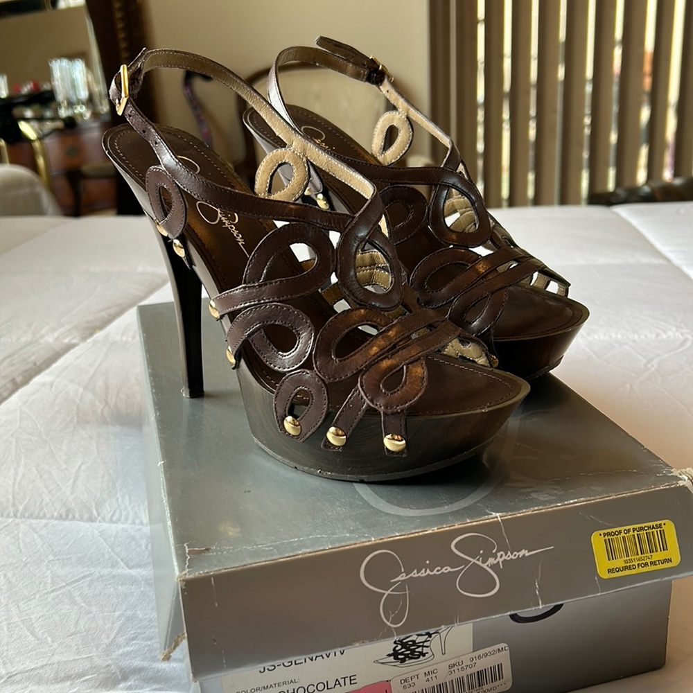 Jessica Simpson high heels
